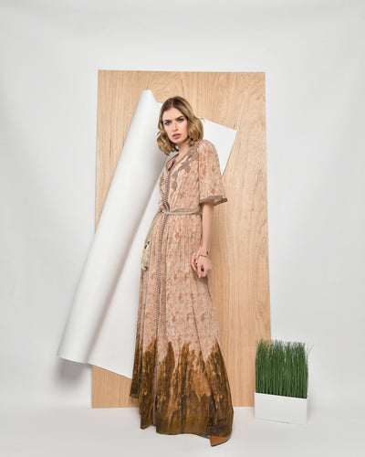 Thekaftan_co_MALAK KAFTAN DRESS OCCASION WEAR MAXI DRESS AND BELT